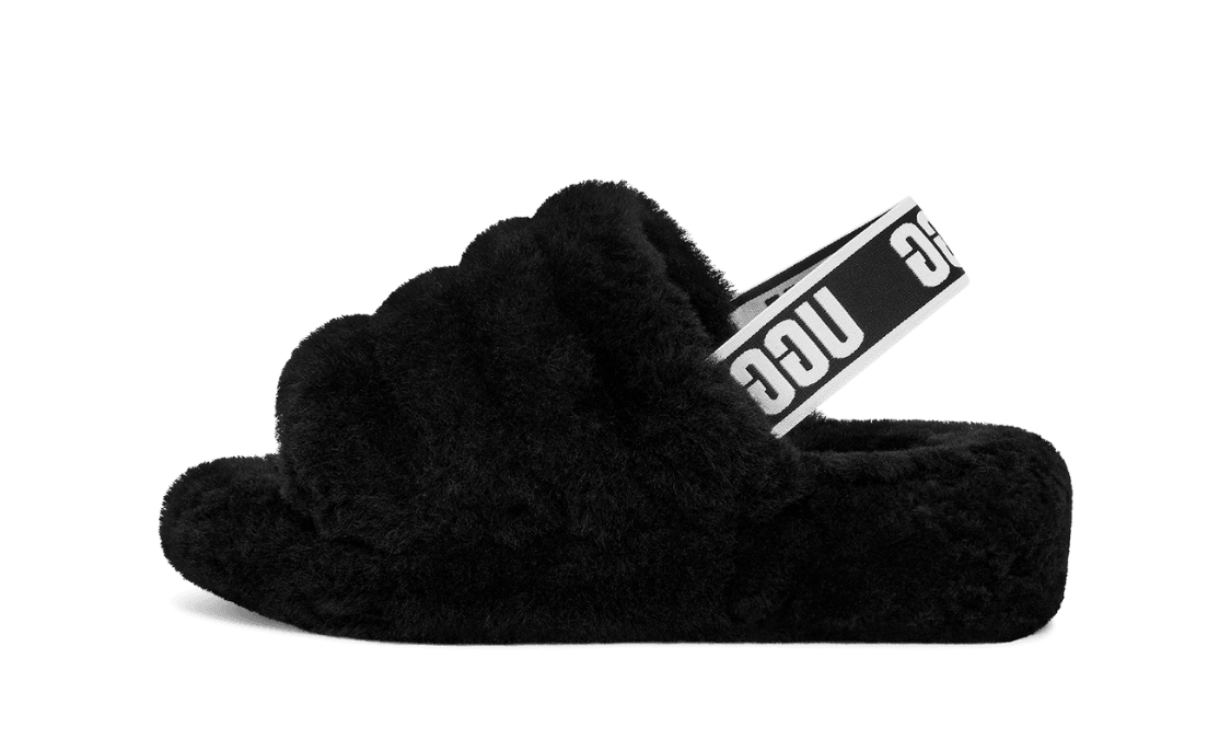 UGG Fluff Yeah Slide Black (Women